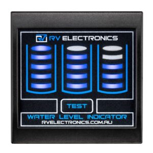 RV Electronics Black RV LED Triple Water Gauge