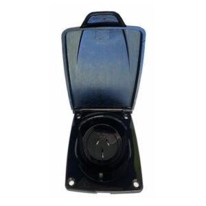 CMS 500-04311 Black 10A Power Outlet