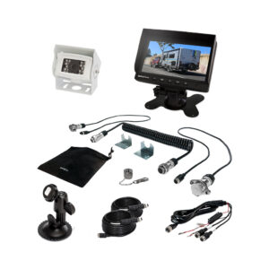 Safety Dave 5.8" Dash/Windscreen Monitor White Single Square Camera Kit