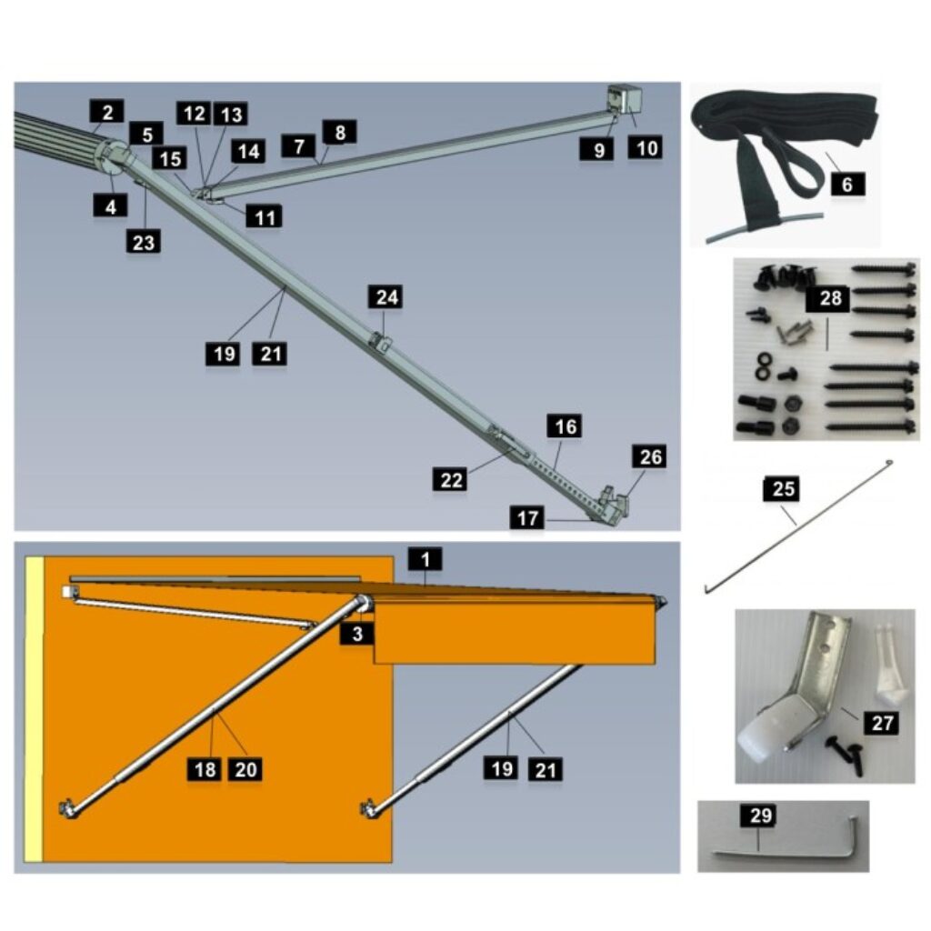 Global Heritage SSAR010044 Awning Lift handle - Image 4