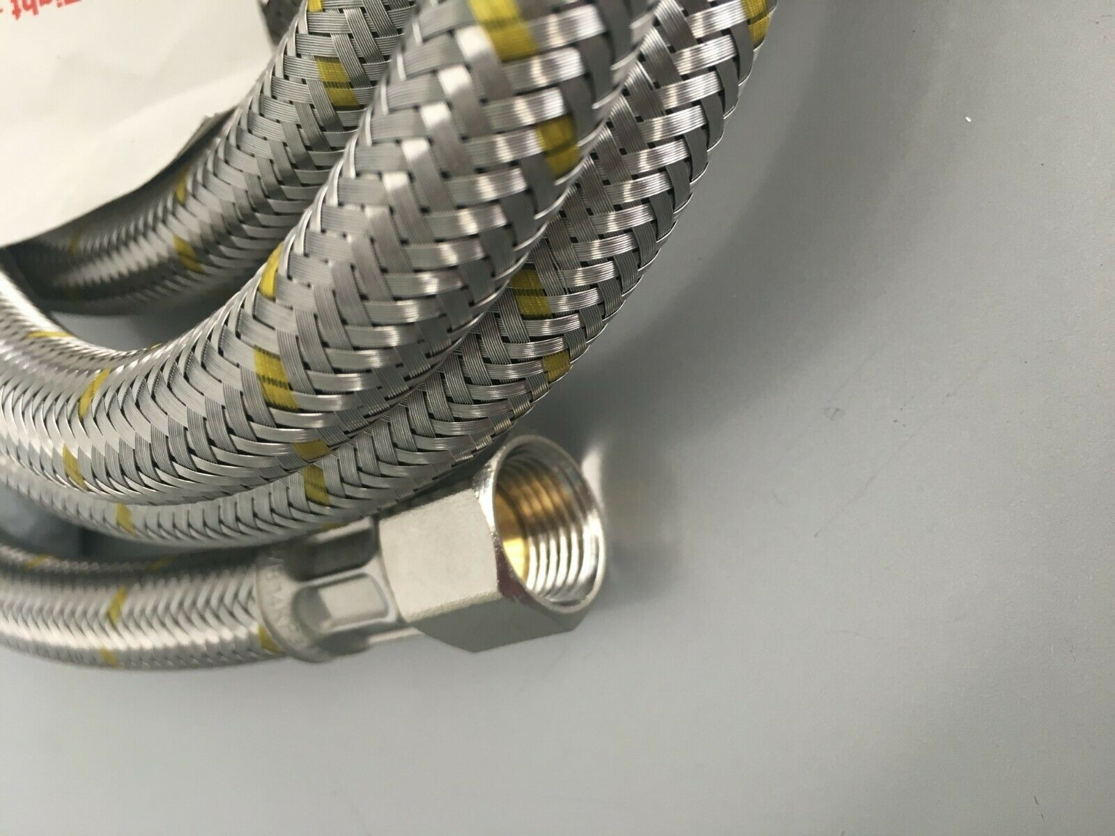 Gas Bayonet Braided Hose 3m x 3/8 10FF SAE - Image 2