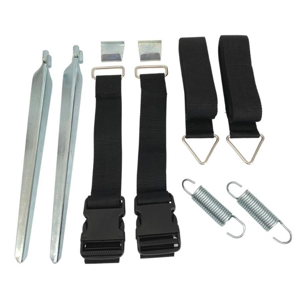 Fiamma 98655-133 Black Awning Tie Down S Kit - Image 2