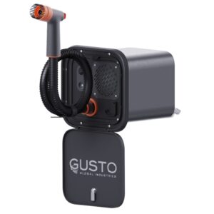 Gusto GUSTOBLK Black Air-Powered & Water-Free Cleaning Device