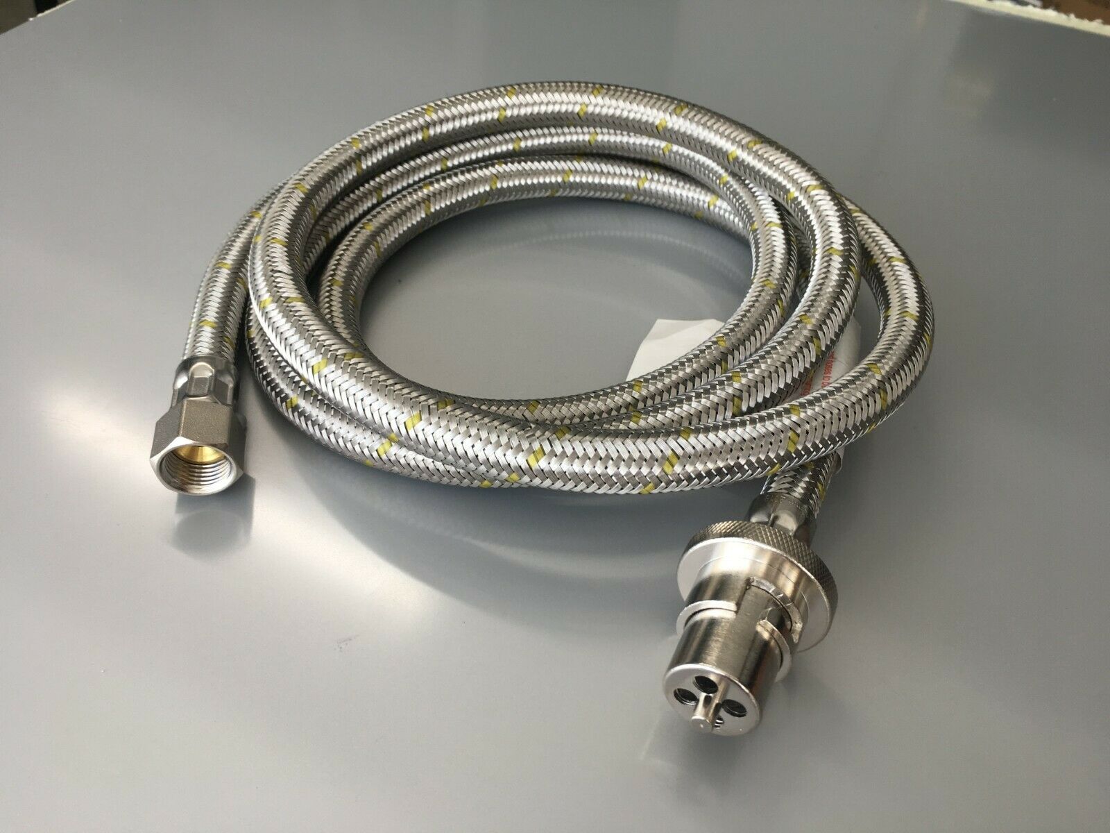 Gas Bayonet Braided Hose 2m x 3/8 10FF SAE - Image 4