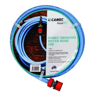 Camec 10m Drinking Water Hose 12mm with Fittings