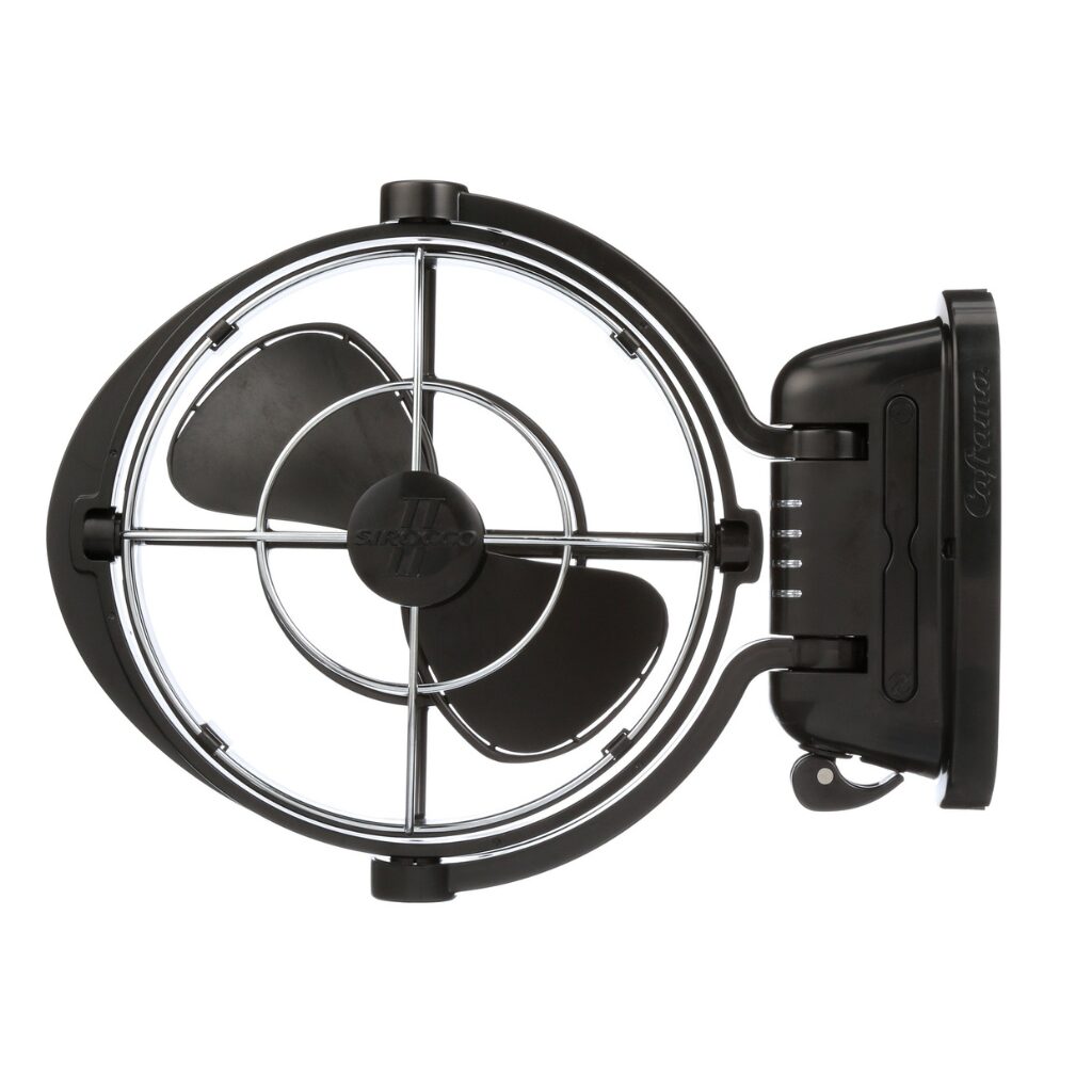 Caframo Sirocco II Black 12/24V Fan