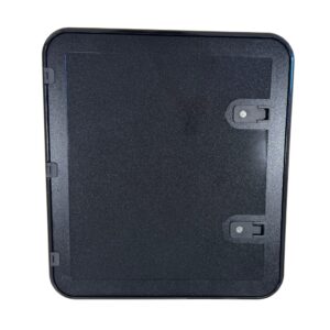 Coast Door 4 - Black 566 x 631 with Black Lock
