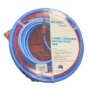 Camec 20m Drinking Water Hose 12mm with Fittings