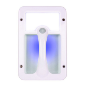 Camec 041480 White Grab Handle with LED & Blue Night Light