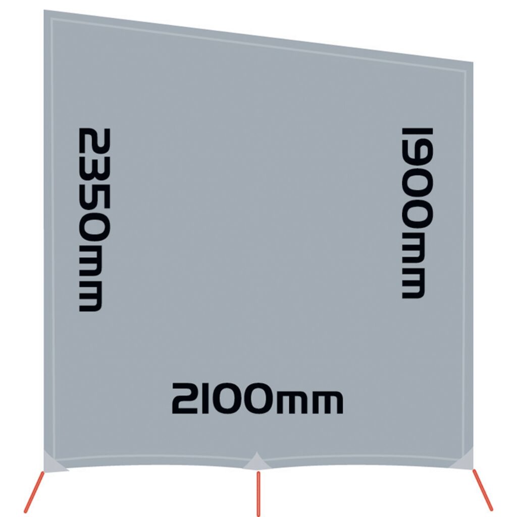 Coast Grey End Wall Screen to Suit Caravans - Image 4