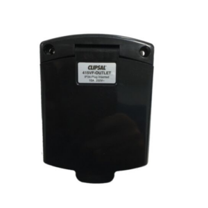 Clipsal 051556 Black 10A Modern Style Outlet