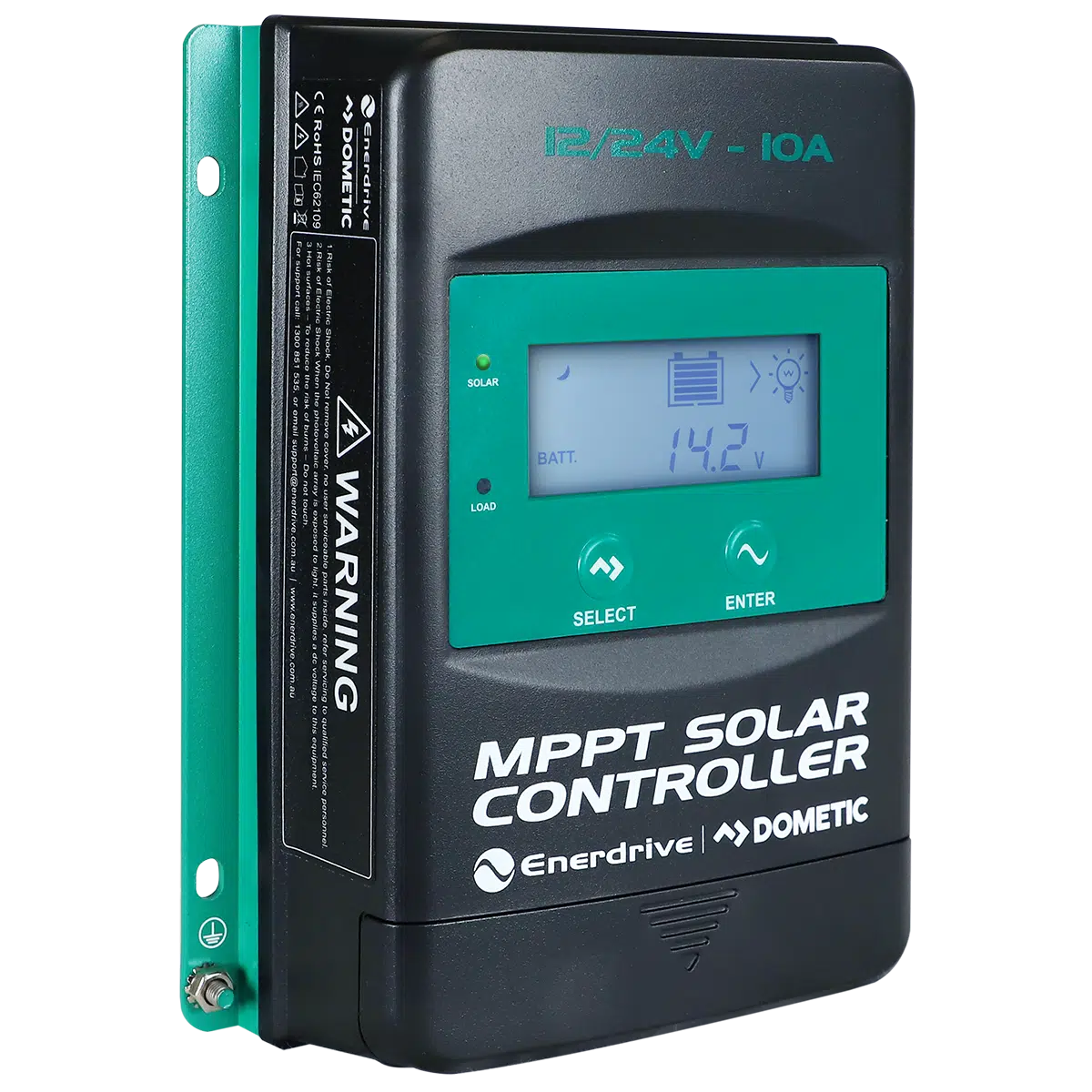 Enerdrive EN43510 MPPT 10Amp 12/24V Solar Controller w/Display