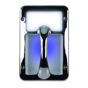Camec 041478 Chrome Grab Handle with LED & Blue Night Light