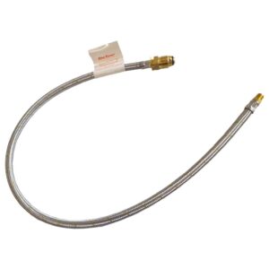 900mm Gas Flexi Hose x 1/4 Inv Flare - suits Twin Cylinders