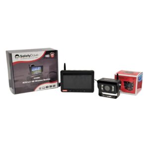 Safety Dave Wireless AHD Rear Vision Kit - 6.2" Dash Monitor & Black Square Camera