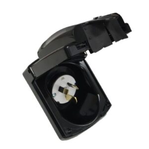 Clipsal 044789 Black 15A Modern Style Inlet