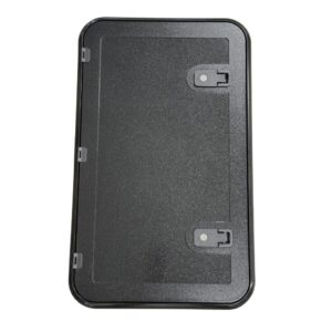 Coast Door 2 - Black 415 x 681 with Black Locks