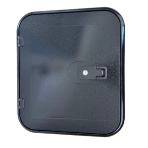 Coast Door 1 - Black 399 x 349 with Black Lock