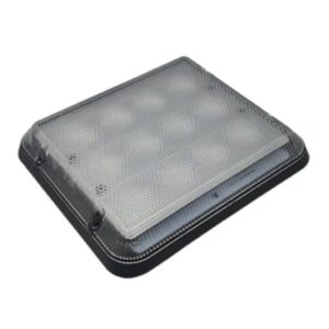 Kedron 12V Black LED Square Exterior Annex Light