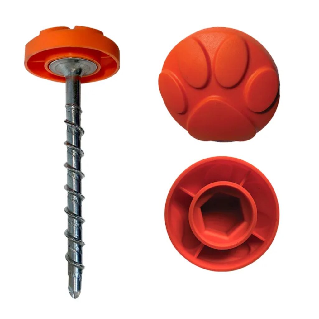 Ground Puppy Screw In Peg with Safety Cap - Image 2