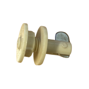 Supex White Double T-Toggle with Metal Flipper