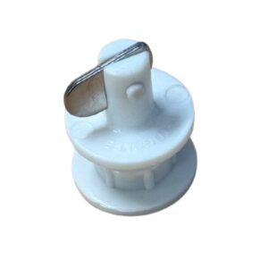 Supex White Single T-Toggle with Metal Flipper