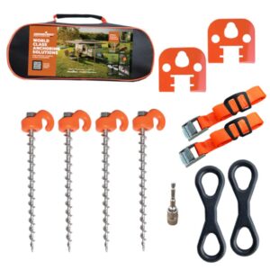 Ground Dogs Cassette Awning Tie Down Kit - Suits Fiamma & Thule