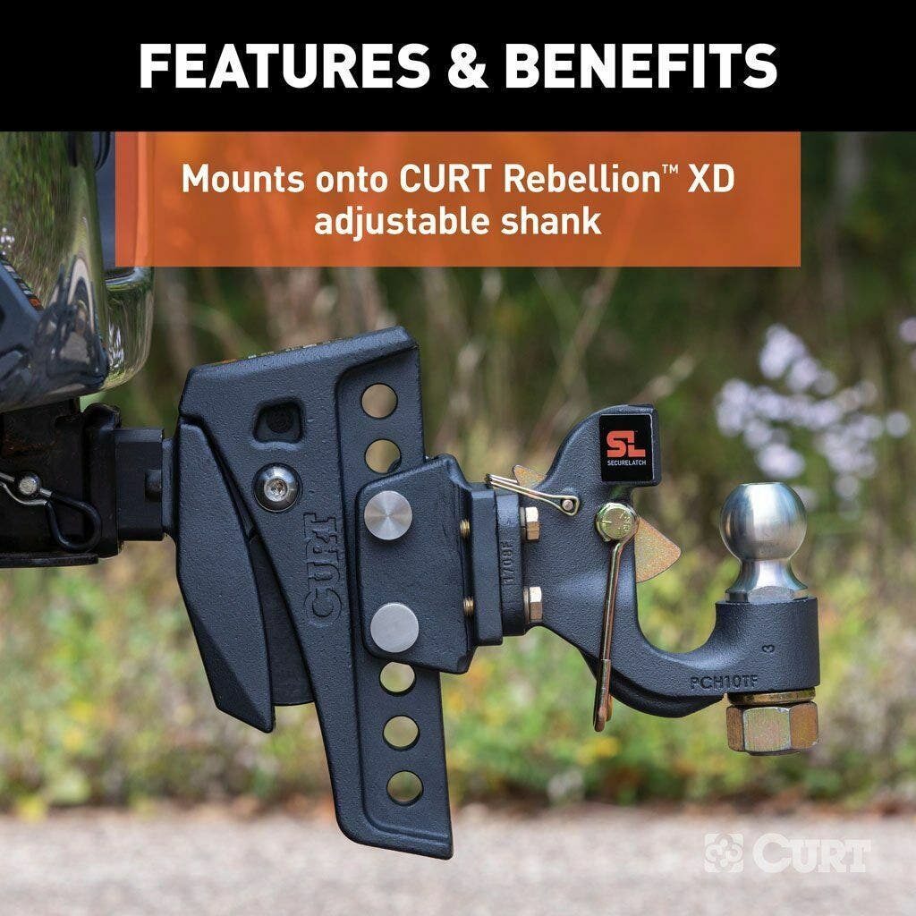 CURT 45950 Rebellion XD Pintle Mount Attachment - Image 7