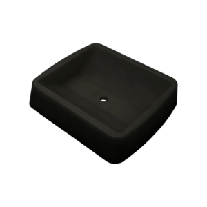 ATRV Jockey Dual Wheel Receiver Black Rubber